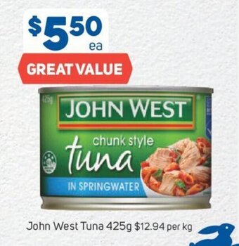 Foodland John West Tuna 425g offer