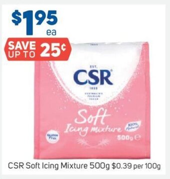 Foodland CSR soft icing mixture 500g offer