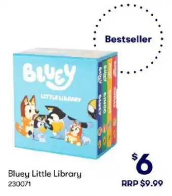 BIG W Bluey Little Library offer