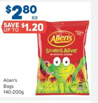 Foodland Allen's Bags 140-200g offer