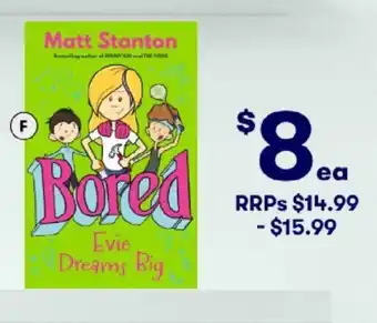 BIG W Bored #3: Evie Dreams Big offer