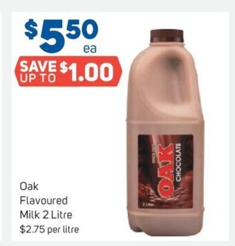 Foodland Oak Flavoured Milk 2 Litre offer