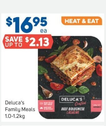 Foodland Deluca's Family Meals 1.0-1.2kg offer