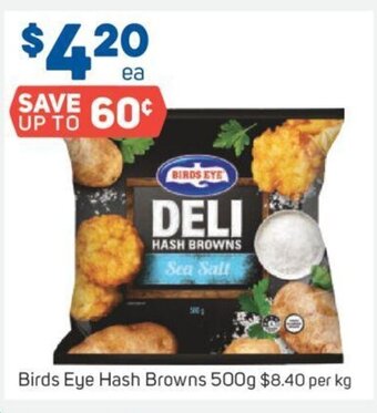 Foodland Birds Eye Hash Browns 500g offer