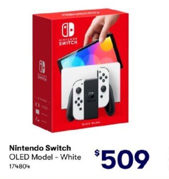 BIG W Nintendo Switch OLED Model-White offer