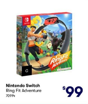 BIG W Nintendo Switch Ring Fit Adventure offer