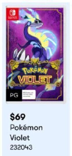 BIG W Pokémon Violet offer