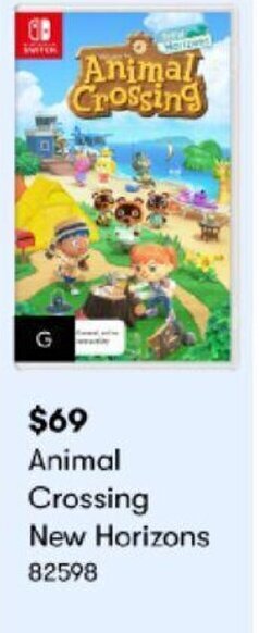 BIG W Animal Crossing New Horizons offer