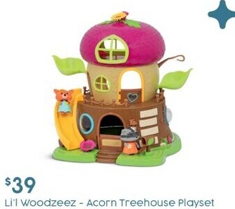 Target Li'l Woodzeez - Acorn Treehouse Playset offer