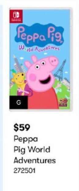 BIG W Peppa Pig World Adventures offer