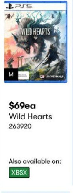 BIG W Wild Hearts offer