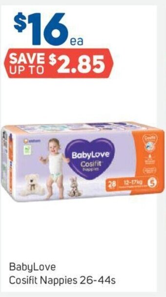 Babylove Cosifit Nappies 26-44s