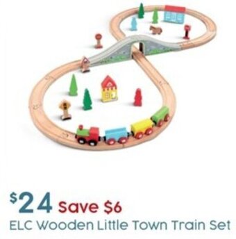 ELC Wooden Little Town Train Set