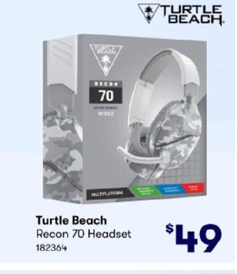 BIG W Turtle Beach Recon 70 Headset offer