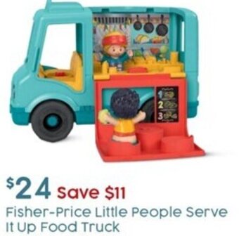 Target Fisher- Price Little People Serve It Up Food Truck offer