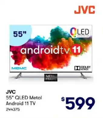 BIG W JVC 55" QLED Metal Android 11 TV offer