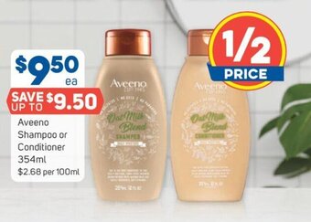 Foodland Aveeno Shampoo or Conditioner 354ml offer