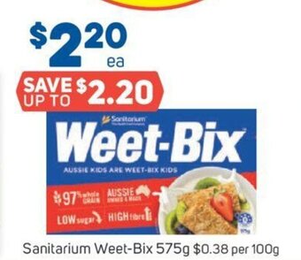 Foodland Sanitarium Weet-Bix 575g offer