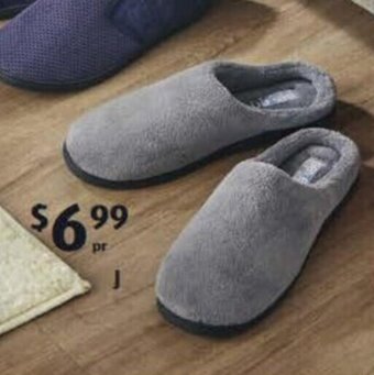 ALDI Men's Scuff Slippers offer