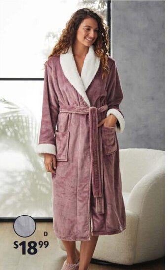 ALDI Women's Plush Robe offer