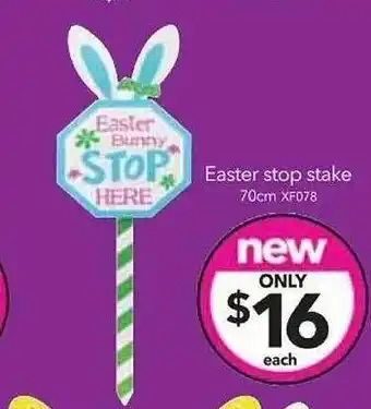 Cheap as Chips Easter stop stake offer