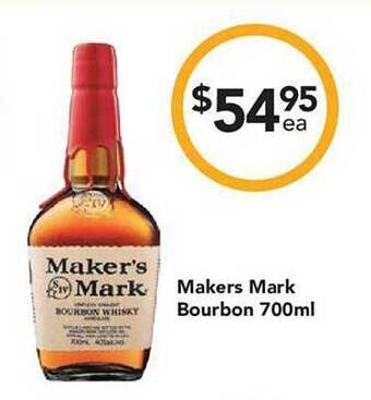 Drakes Makers mark bourbon offer