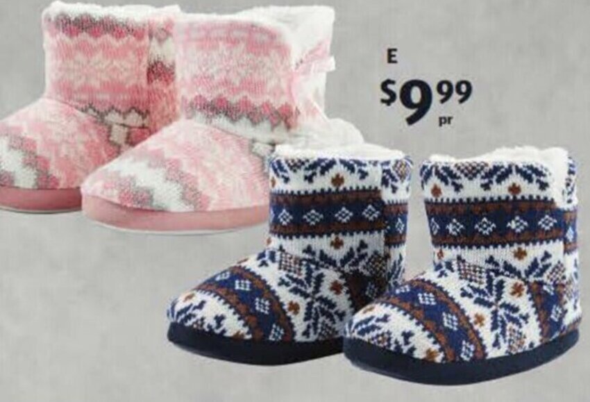 Children's Slipper Boots offer at ALDI