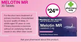 Priceline Melotin MR offer