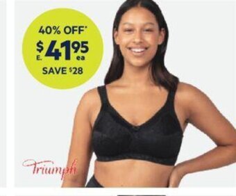 Harris Scarfe Triumph Endless Comfort Wirefree Bra offer