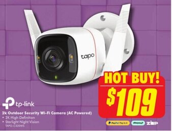 The Good Guys 2k Outdoor Security Wi-Fi Camera (AC Powered) offer