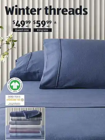 ALDI Winter Threads Queen Size offer