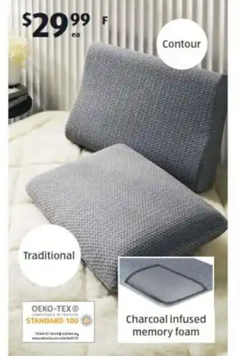 ALDI Charcoal Infused Memory Foam offer