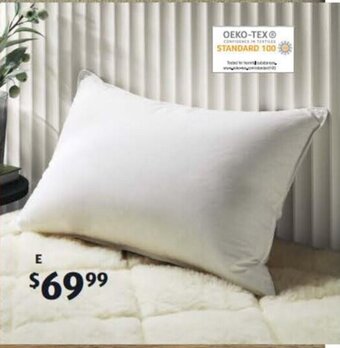 ALDI Luxury 50/50 Duck Down and Feather Pillow offer