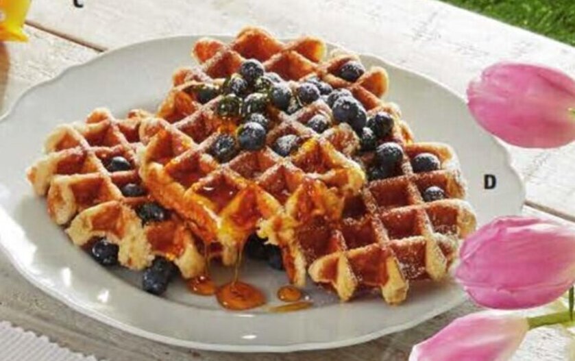 Bakers Life Authentic Belgian Waffles 4pk/360g ` offer at ALDI
