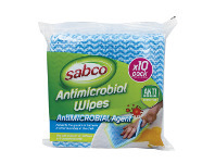 Woolworths Sabco Antimicrobial Wipes Pk 10 offer