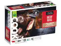 Woolworths Woolworths Cook Slow Cooked Beef Ribs in a Sweet & Smokey BBQ Flavoured Sauce - From the Meat Dept offer