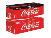 Woolworths Coca-Cola, Sprite or Fanta Soft Drink Can Varieties or Mount Franklin Lightly Sparkling Varieties 10 x 375ml offer