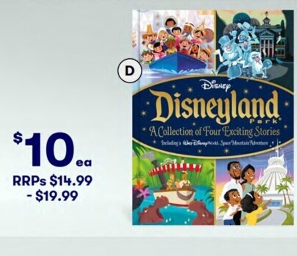 Disneyland Park A Collection of Four Exciting Stories offer at Costco