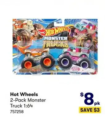 Costco Hot Wheels 2-Pack Monster Truck 1:64 offer