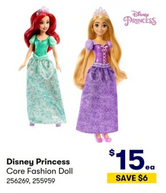 Disney Princess Core Fashion Doll offer at Costco