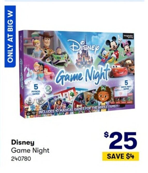 Disney Game Night offer at Costco