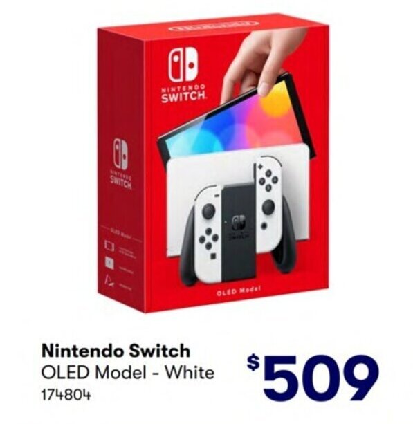 Nintendo Switch OLED ModelWhite offer at Costco