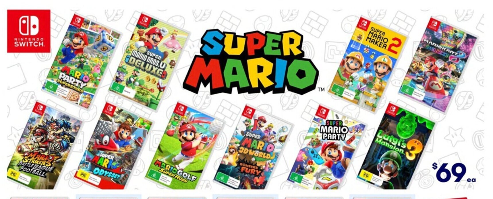 Super Mario offer at Costco