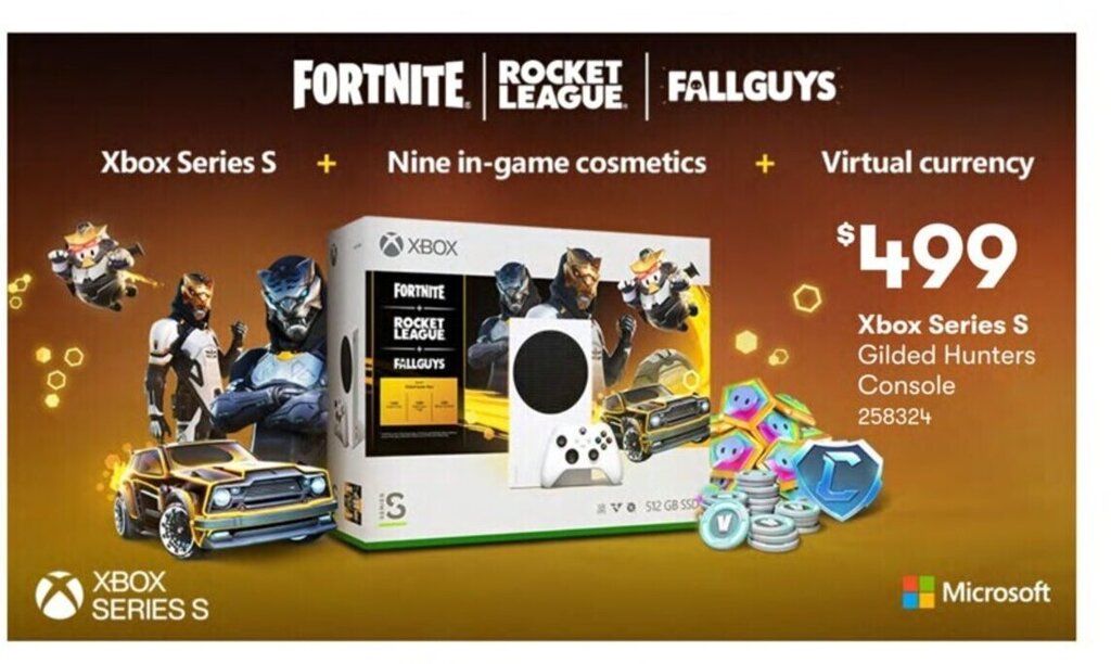 Xbox Series S Gilded Hunters Console offer at Costco