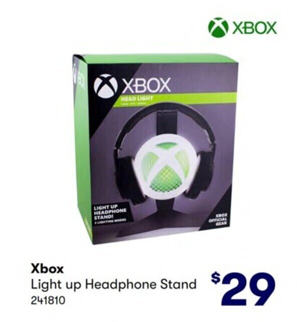 Xbox Light Up Headphone Stand offer at Costco
