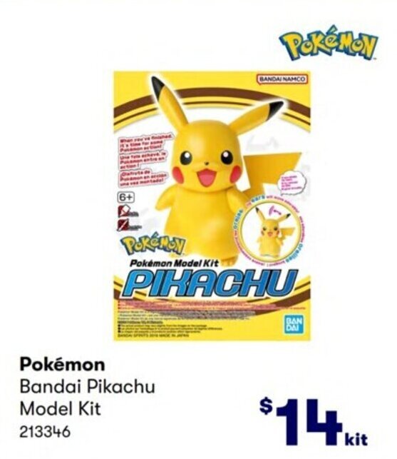 Pokémon Bandai Pikachu Model Kit offer at Costco