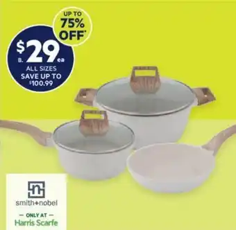 Harris Scarfe Smith+nobel white granite plus loose cookware offer