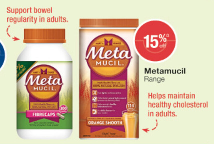 Metamucil offer at Pharmacist Advice