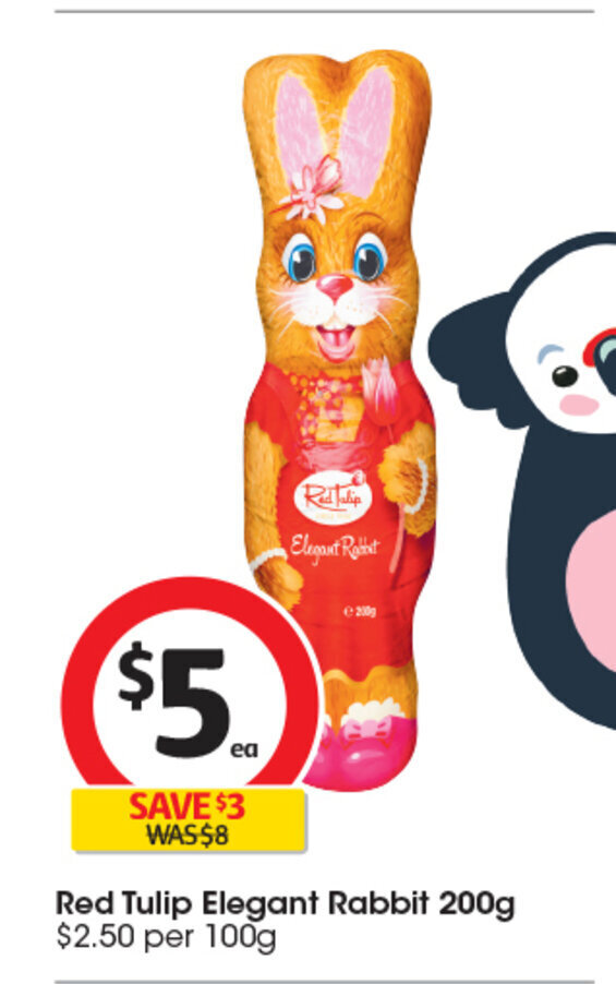 Red Tulip Elegant Rabbit 200g offer at Coles