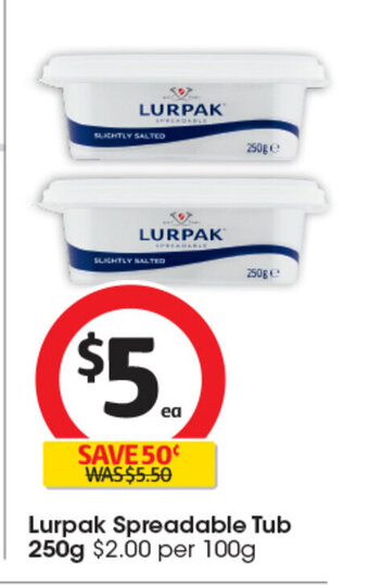Lurpak Spreadable Tub 250g